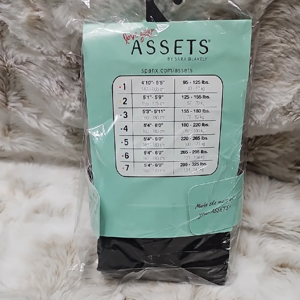 SPANX Black Textured Shaping Tights‎